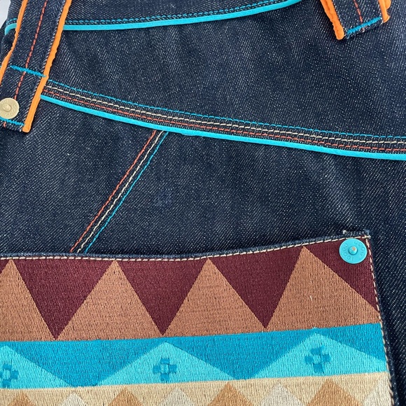 Coogi Australia Men’s 36x34 Embroidered Pockets Spellout  Denim Jeans NEVER WORN - Picture 12 of 13